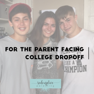 For The Parent Facing College Dropoff